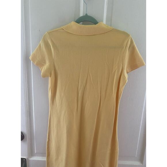 Women’s Rafaella Size Medium Summer Yellow T-Shirt Dress - Picture 5 of 5